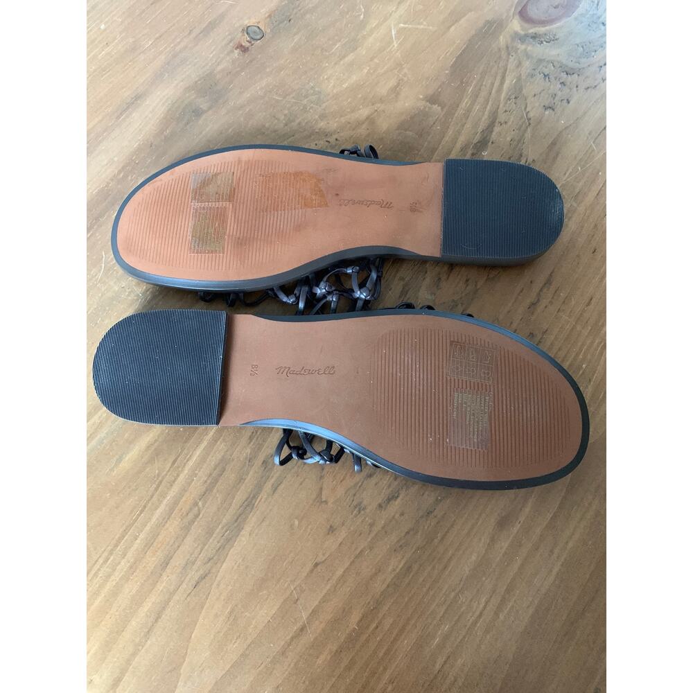 Madewell Danika Sandals Women’s Sandals Knotted Sz 8.5 Summer Chocolate Raisin - Picture 8 of 11